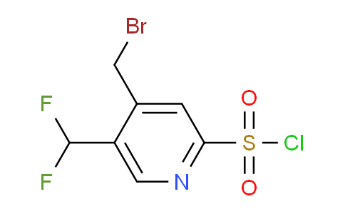 4-(Bromomethyl)-5-(difluoromethyl)pyridine-2-sulfonyl chloride