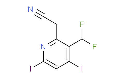 AM138539 | 1806822-50-3 | 3-(Difluoromethyl)-4,6-diiodopyridine-2-acetonitrile