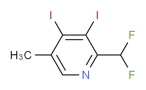 AM138557 | 1806893-16-2 | 2-(Difluoromethyl)-3,4-diiodo-5-methylpyridine