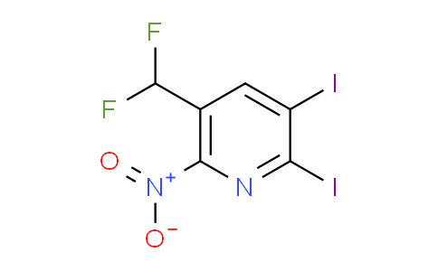 AM138564 | 1805157-89-4 | 5-(Difluoromethyl)-2,3-diiodo-6-nitropyridine