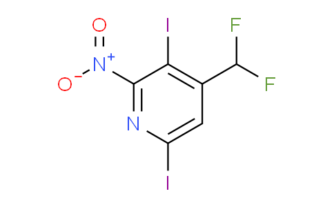 AM138571 | 1805158-12-6 | 4-(Difluoromethyl)-3,6-diiodo-2-nitropyridine