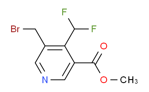 AM138593 | 1805302-12-8 | Methyl 3-(bromomethyl)-4-(difluoromethyl)pyridine-5-carboxylate