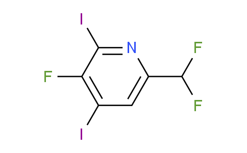 AM138600 | 1806824-15-6 | 6-(Difluoromethyl)-2,4-diiodo-3-fluoropyridine