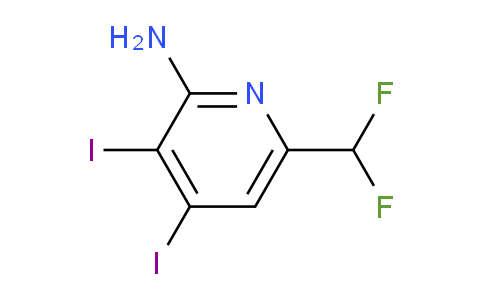 AM138609 | 1803668-59-8 | 2-Amino-6-(difluoromethyl)-3,4-diiodopyridine