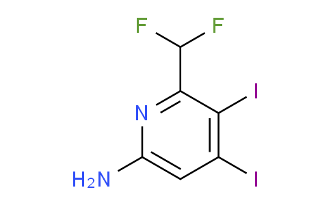 AM138612 | 1806892-38-5 | 6-Amino-2-(difluoromethyl)-3,4-diiodopyridine