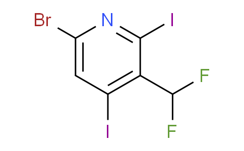 AM138622 | 1805155-37-6 | 6-Bromo-3-(difluoromethyl)-2,4-diiodopyridine