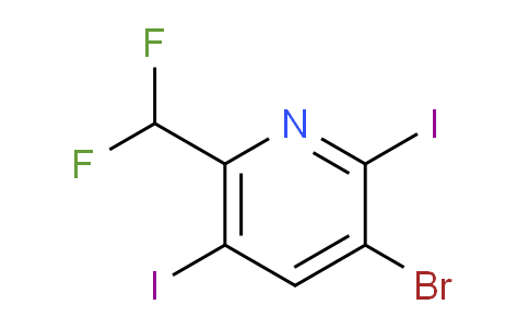 AM138624 | 1803668-75-8 | 3-Bromo-6-(difluoromethyl)-2,5-diiodopyridine