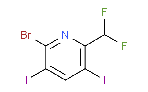 AM138632 | 1804716-24-2 | 2-Bromo-6-(difluoromethyl)-3,5-diiodopyridine