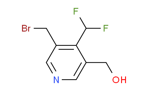 3-(Bromomethyl)-4-(difluoromethyl)pyridine-5-methanol