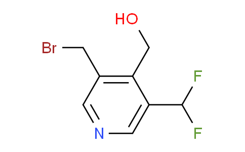3-(Bromomethyl)-5-(difluoromethyl)pyridine-4-methanol