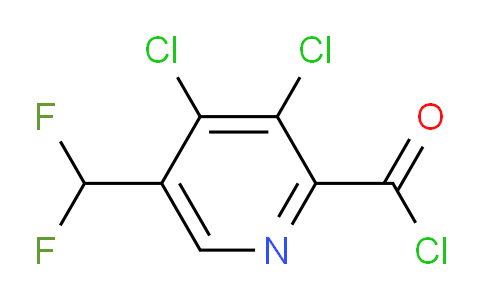 3,4-Dichloro-5-(difluoromethyl)pyridine-2-carbonyl chloride