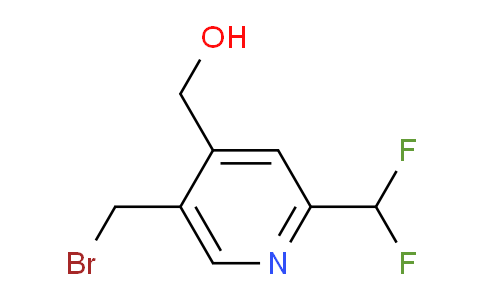 5-(Bromomethyl)-2-(difluoromethyl)pyridine-4-methanol