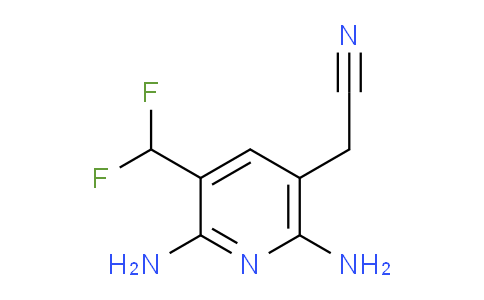 AM138661 | 1805235-30-6 | 2,6-Diamino-3-(difluoromethyl)pyridine-5-acetonitrile