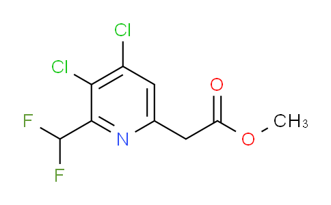 AM138682 | 1806005-77-5 | Methyl 3,4-dichloro-2-(difluoromethyl)pyridine-6-acetate
