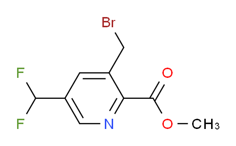 AM138683 | 1804443-33-1 | Methyl 3-(bromomethyl)-5-(difluoromethyl)pyridine-2-carboxylate