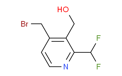 4-(Bromomethyl)-2-(difluoromethyl)pyridine-3-methanol
