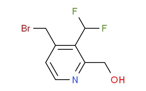 4-(Bromomethyl)-3-(difluoromethyl)pyridine-2-methanol