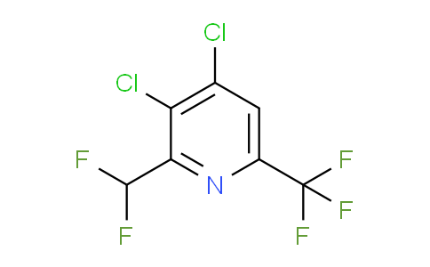 3,4-Dichloro-2-(difluoromethyl)-6-(trifluoromethyl)pyridine