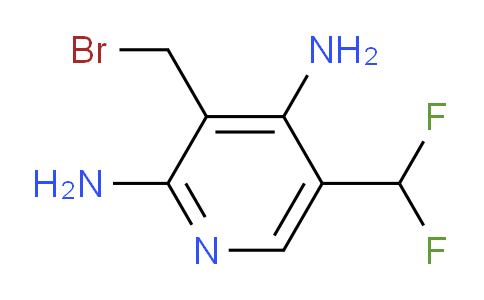 3-(Bromomethyl)-2,4-diamino-5-(difluoromethyl)pyridine