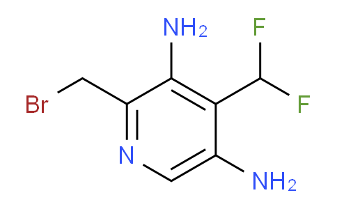 2-(Bromomethyl)-3,5-diamino-4-(difluoromethyl)pyridine
