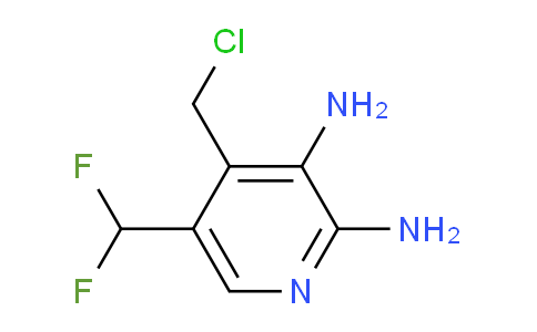 4-(Chloromethyl)-2,3-diamino-5-(difluoromethyl)pyridine