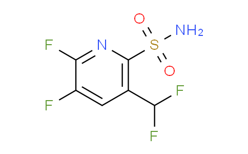 2,3-Difluoro-5-(difluoromethyl)pyridine-6-sulfonamide
