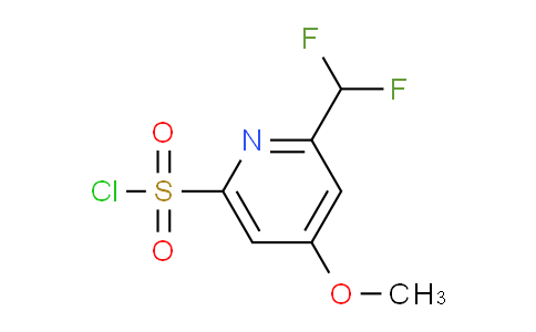 2-(Difluoromethyl)-4-methoxypyridine-6-sulfonyl chloride