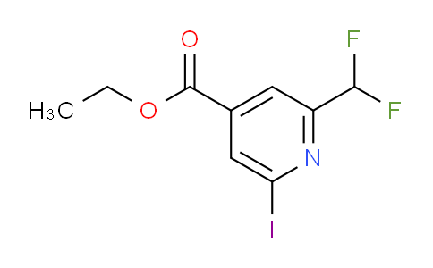 AM138833 | 1805280-32-3 | Ethyl 2-(difluoromethyl)-6-iodopyridine-4-carboxylate