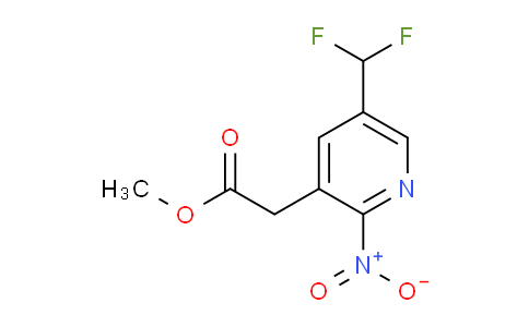 AM138841 | 1805320-76-6 | Methyl 5-(difluoromethyl)-2-nitropyridine-3-acetate