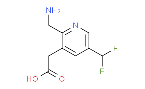 2-(Aminomethyl)-5-(difluoromethyl)pyridine-3-acetic acid