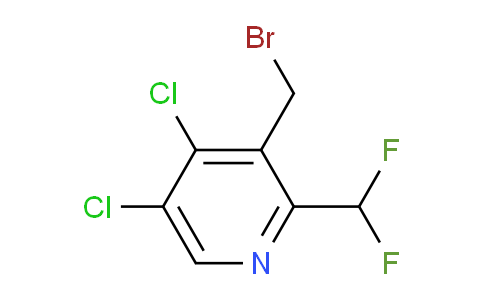 3-(Bromomethyl)-4,5-dichloro-2-(difluoromethyl)pyridine