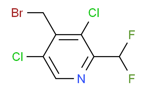 4-(Bromomethyl)-3,5-dichloro-2-(difluoromethyl)pyridine