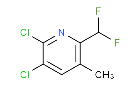 2,3-Dichloro-6-(difluoromethyl)-5-methylpyridine