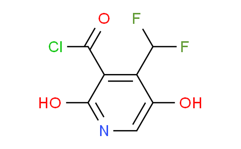 4-(Difluoromethyl)-2,5-dihydroxypyridine-3-carbonyl chloride