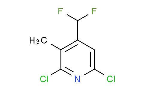 2,6-Dichloro-4-(difluoromethyl)-3-methylpyridine