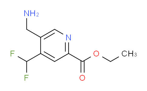 Ethyl 5-(aminomethyl)-4-(difluoromethyl)pyridine-2-carboxylate
