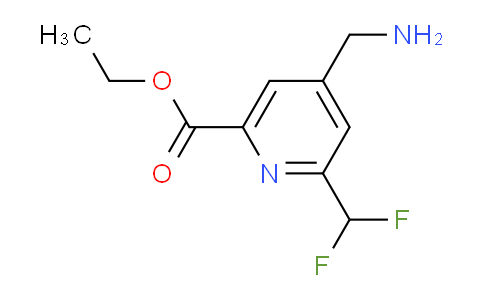 Ethyl 4-(aminomethyl)-2-(difluoromethyl)pyridine-6-carboxylate