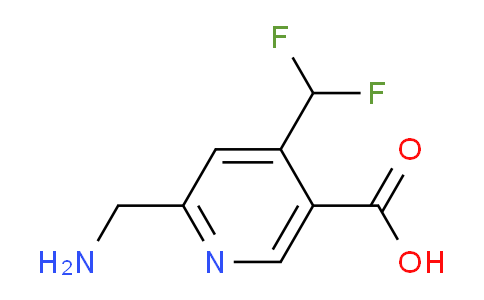 2-(Aminomethyl)-4-(difluoromethyl)pyridine-5-carboxylic acid