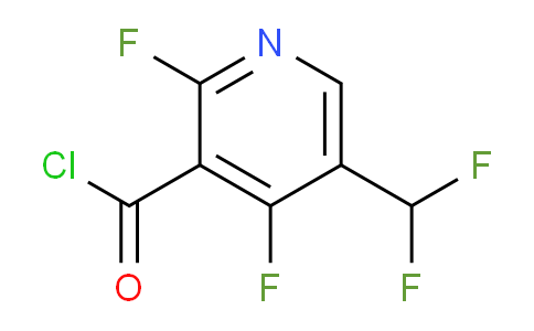 2,4-Difluoro-5-(difluoromethyl)pyridine-3-carbonyl chloride