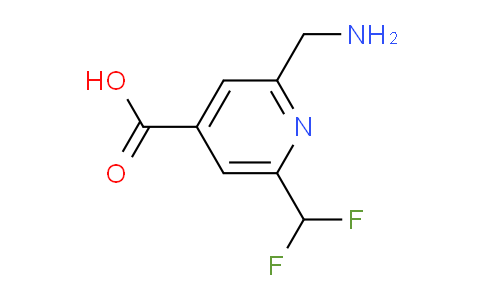 2-(Aminomethyl)-6-(difluoromethyl)pyridine-4-carboxylic acid