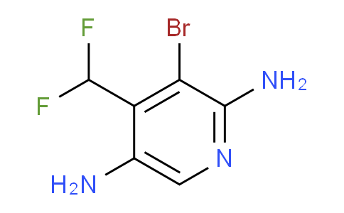 3-Bromo-2,5-diamino-4-(difluoromethyl)pyridine