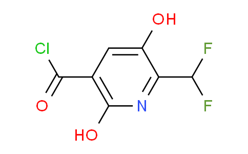2-(Difluoromethyl)-3,6-dihydroxypyridine-5-carbonyl chloride