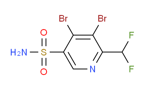 AM138957 | 1806828-85-2 | 3,4-Dibromo-2-(difluoromethyl)pyridine-5-sulfonamide