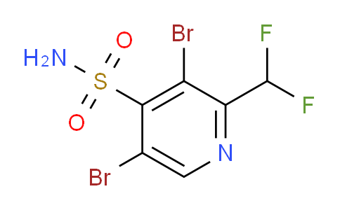 AM138961 | 1806891-30-4 | 3,5-Dibromo-2-(difluoromethyl)pyridine-4-sulfonamide