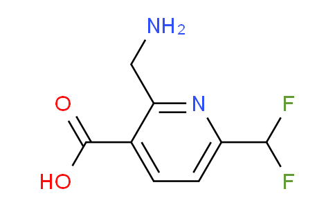 AM138962 | 1805313-80-7 | 2-(Aminomethyl)-6-(difluoromethyl)pyridine-3-carboxylic acid
