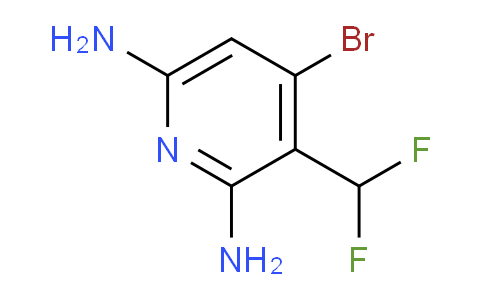 4-Bromo-2,6-diamino-3-(difluoromethyl)pyridine