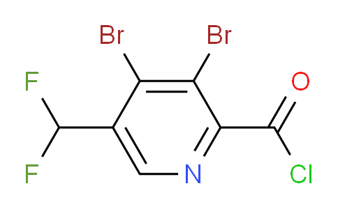 AM138991 | 1805049-83-5 | 3,4-Dibromo-5-(difluoromethyl)pyridine-2-carbonyl chloride