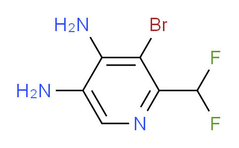 3-Bromo-4,5-diamino-2-(difluoromethyl)pyridine