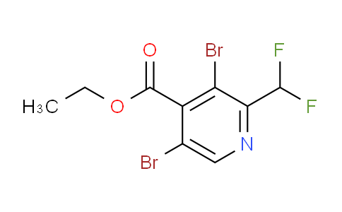 AM138998 | 1806810-08-1 | Ethyl 3,5-dibromo-2-(difluoromethyl)pyridine-4-carboxylate