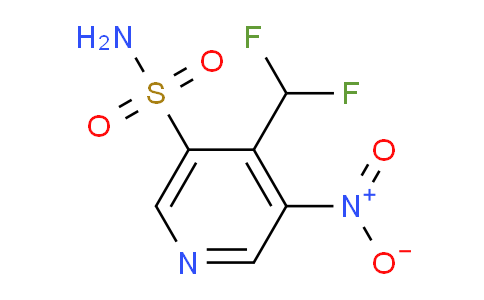 4-(Difluoromethyl)-3-nitropyridine-5-sulfonamide